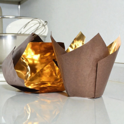 Форми за мъфини кафяви (11бр к-кт) Форми за печене