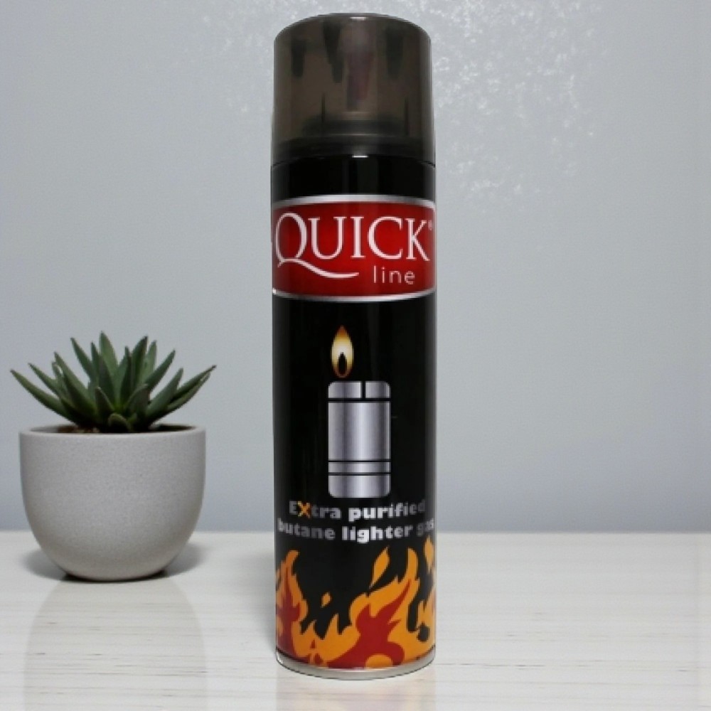 ГАЗ ЗА ЗАПАЛКИ QUICK LINE 270 ML ГАЗ ЗА ЗАПАЛКИ QUICK LINE 270 ML Пепелници, запалки и кибрити