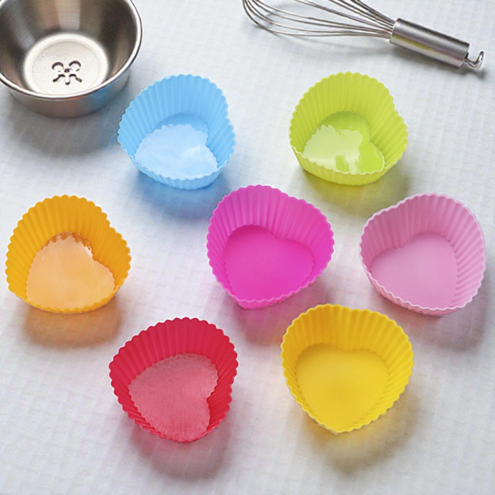 Форми за мъфини  силикон 6бр. Форми за печене