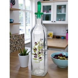 БУТИЛКА КВАДР. ДЕКОР 500 МЛ.