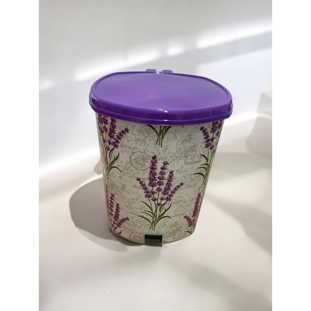 Кош с педал 3-ка  OZER лавандула 