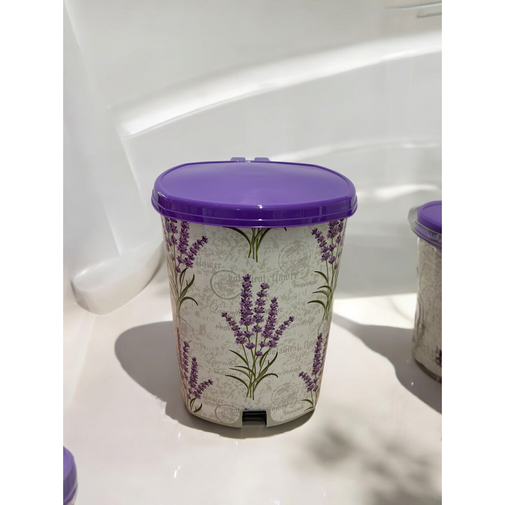 Кош с педал 3-ка  OZER лавандула 