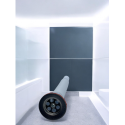 Сифон за мивка бял дълъг