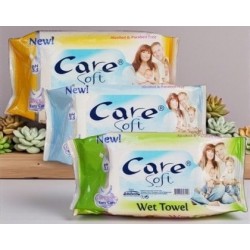 Мокри кърпи Care Soft с капак 72 броя Мокри кърпички