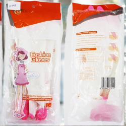 Ръкавица гумена дълга с памук