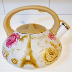 Eмайлиран свирещ чайник 3L Eмайлиран свирещ чайник 3L Чайници и джезвета