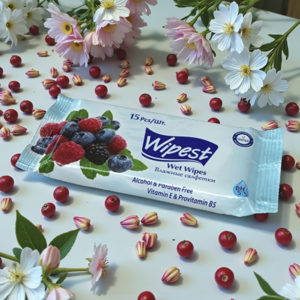 Мокри кърпи джобни wipest Мокри кърпички