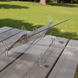 Скара за жар голяма двойна Барбекю