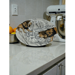 Чиния порцелан лъв