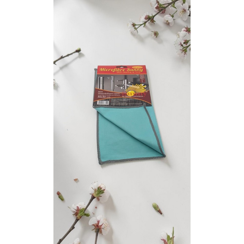 Кърпа микрофибър 30х30 стъкло 