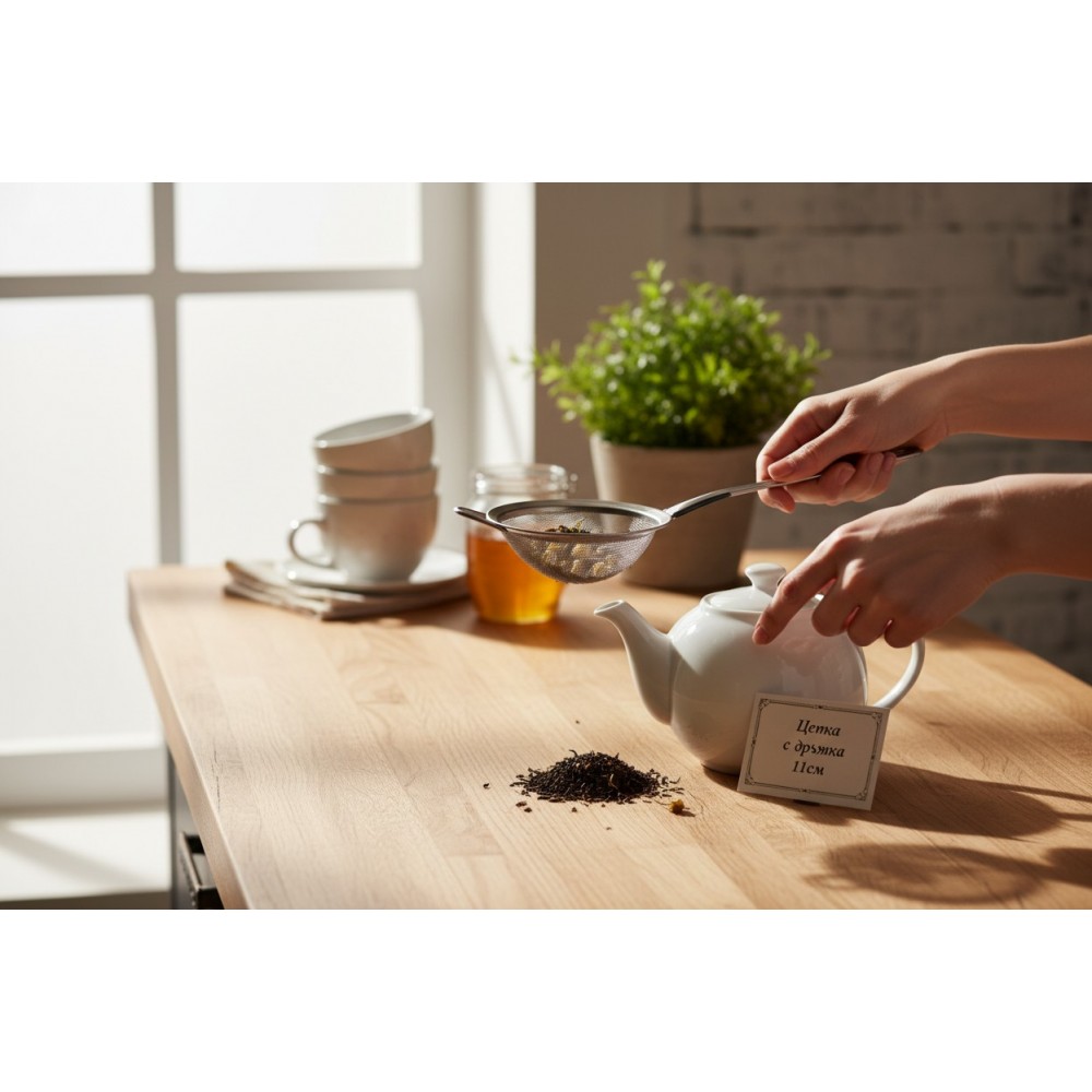 Цетка с дръжка 11см 