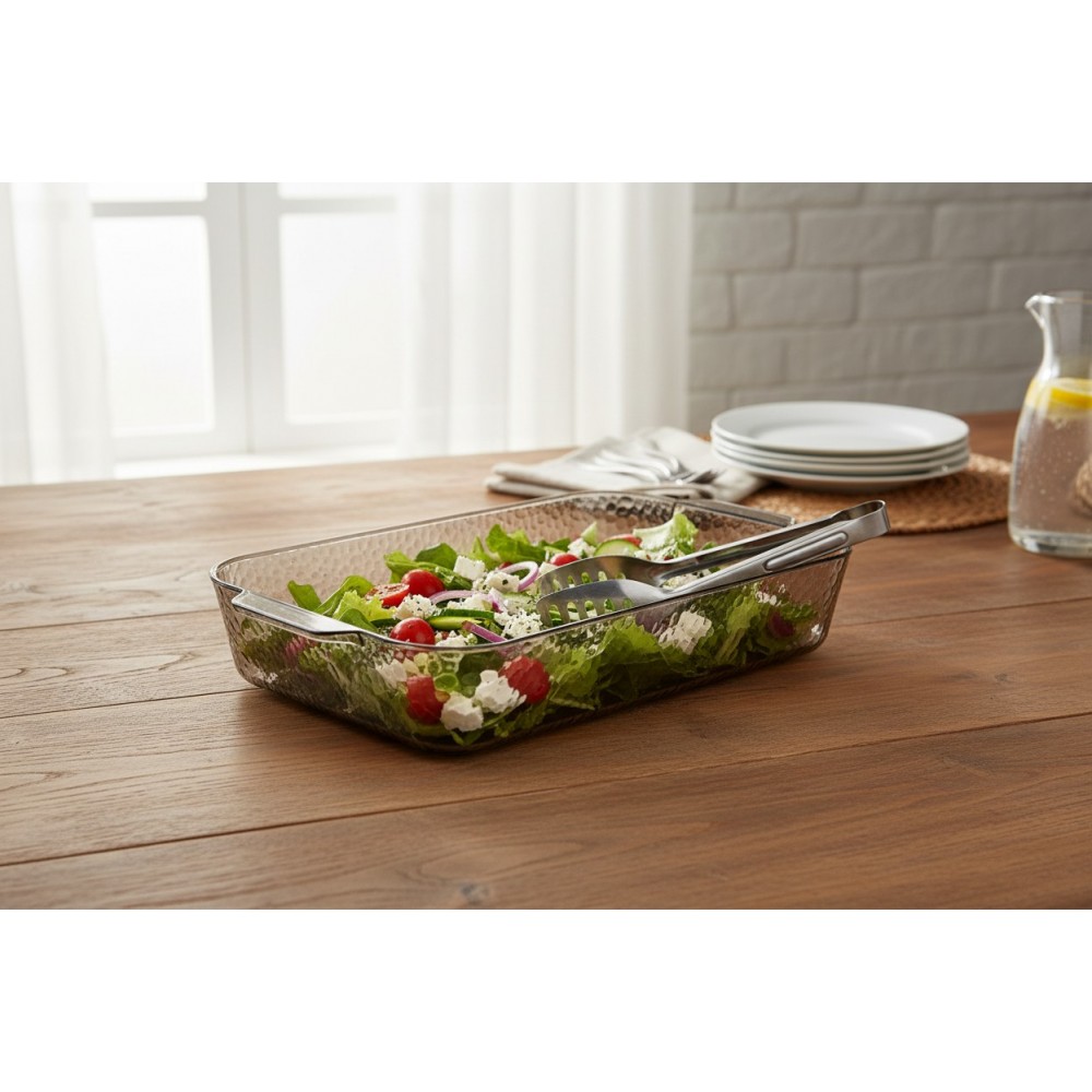 Чиния с дръжки пвц проз. малка 23/15см 