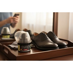 БОЯ ЗА ОБУВКИ QUICK ЧЕРНА, 50 МЛ Препарати и ароматизатори