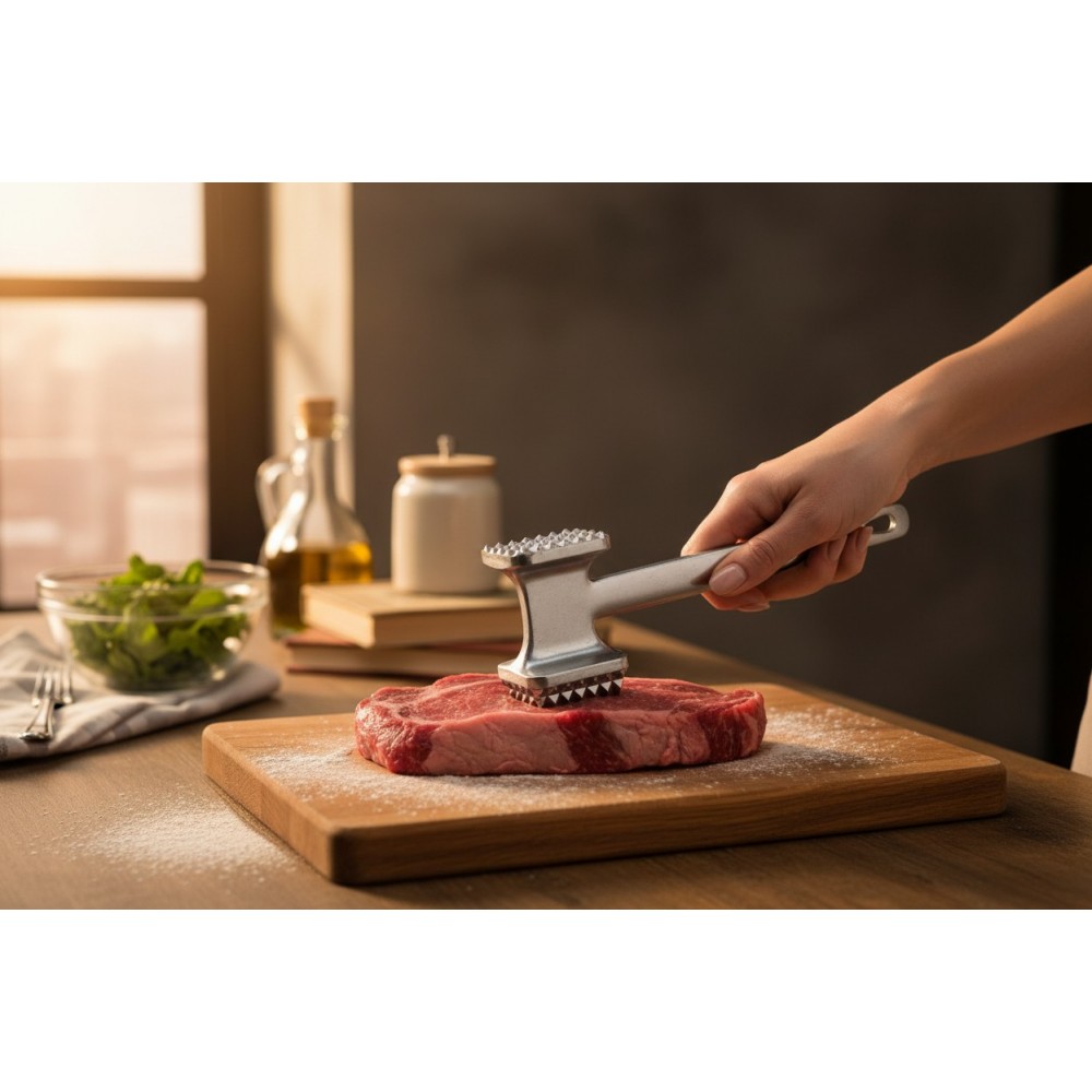 Мини метален чук за месо 