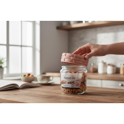 Буркан с ратанов PVC капак 425мл.