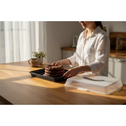 Правоъгълна кутия за торта и сладкиши – 40х28 см