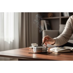 Метален ветроупорен пепелник – Ø 11 см