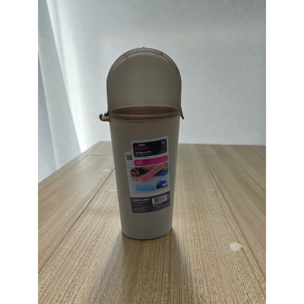 Органайзер за четки за зъби с капак 