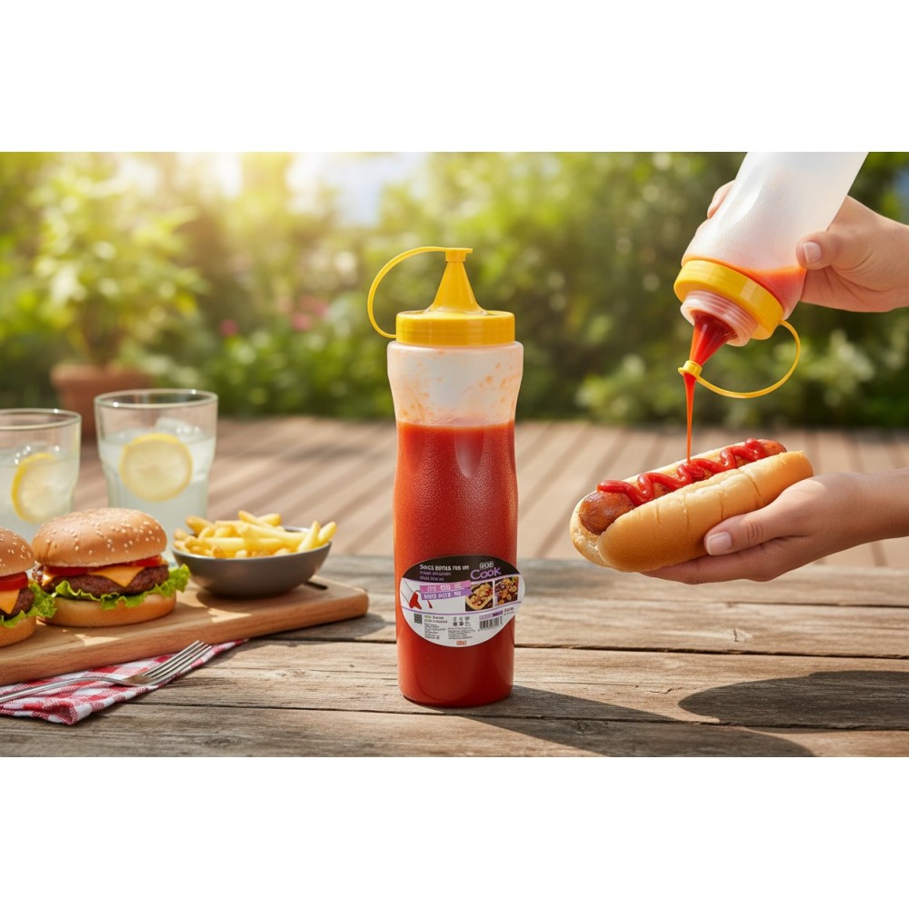 Бутилка за сос PVC 700ml 