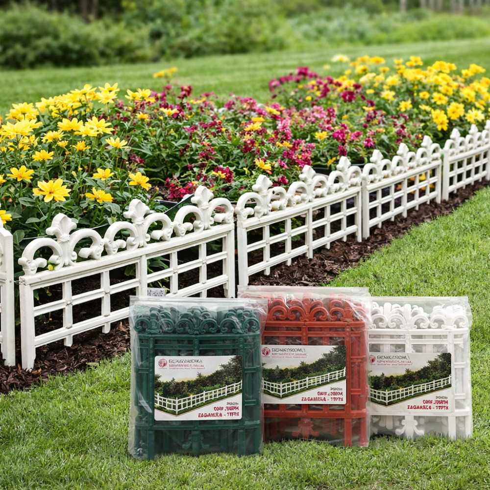 Ограда голяма 45см Бяла За градината 