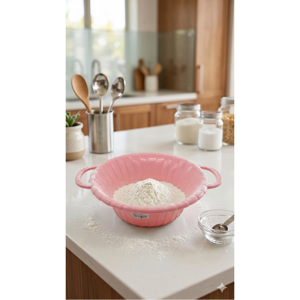 Голямо кухненско PVC сито с дръжка 