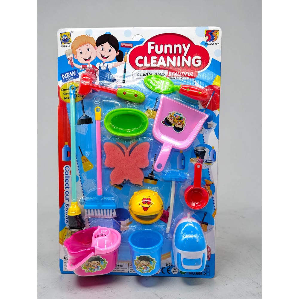 Детски комплект за почистване Funny Cleaning 