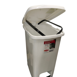 Кош за отпадъци с педал Slim 25L – тесен дизайн с вътрешна кофа