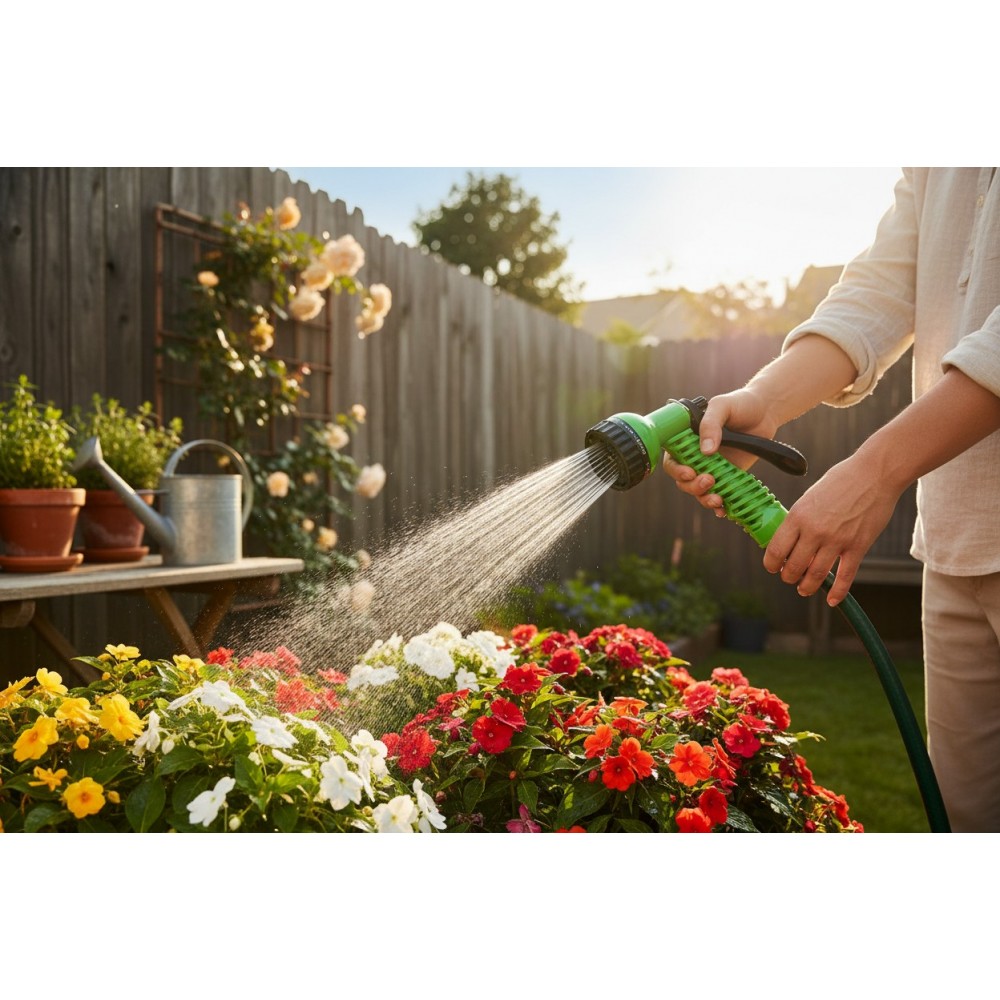 Градински пистолет за поливане – мултифункционална дюза за маркуч За градината 