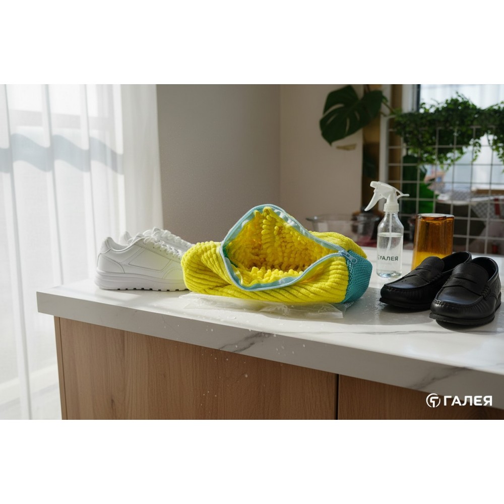 Чанта за пране на обувки с дръжки 