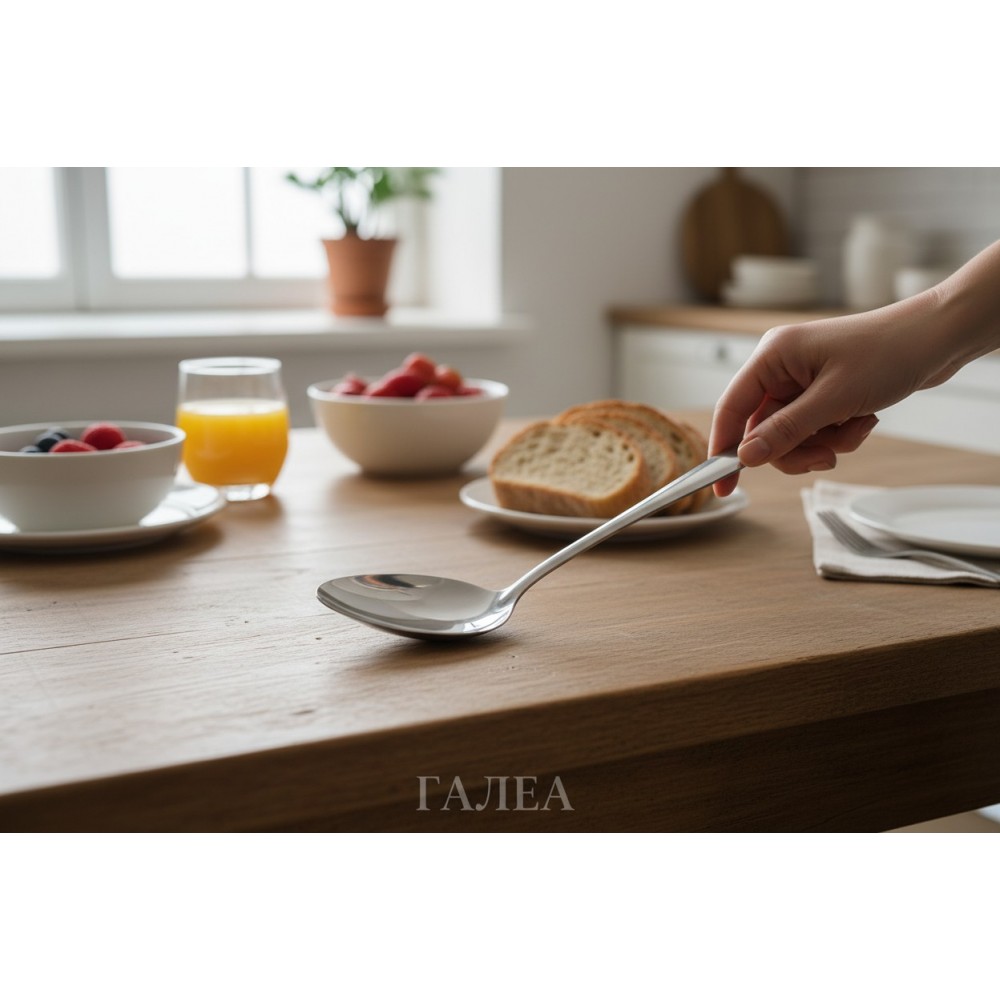 Лъжица за салата от неръждаема стомана 