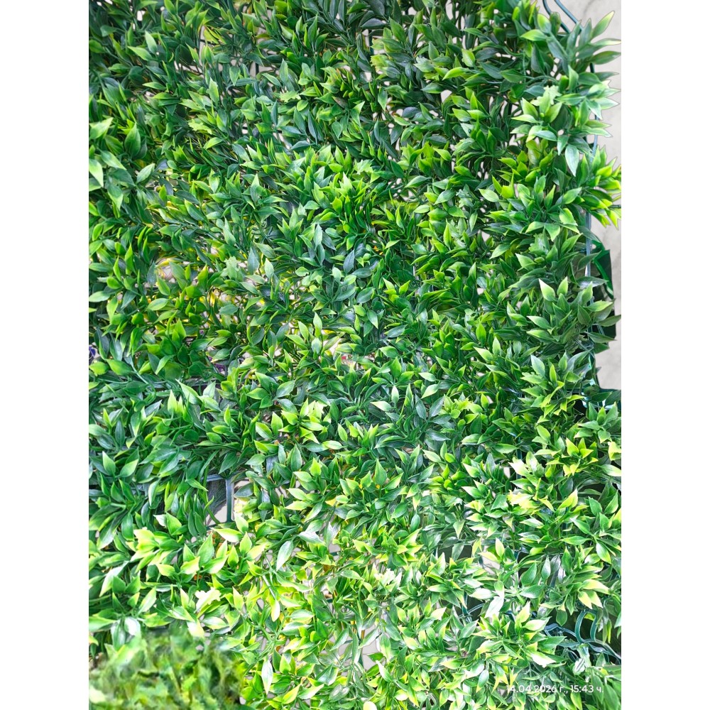 Декоративно пано от изкуствена трева-райграс 60×40 см 