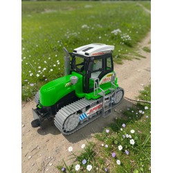 Верижен трактор играчка „MaX Farm“ – реалистичен дизайн със скрити колелца