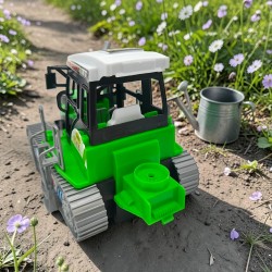 Верижен трактор играчка „MaX Farm“ – реалистичен дизайн със скрити колелца