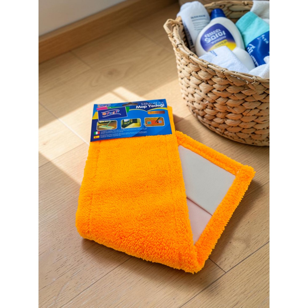 Резервен микрофибърен моп  – универсален, тип джоб 