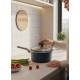 Касерола Ceramic Grey 18см със стъклен капак и незалепващо покритие 
