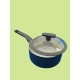 Касерола Ceramic Grey 18см със стъклен капак и незалепващо покритие Касерола Ceramic Grey 18см със стъклен капак и незалепващо покритие