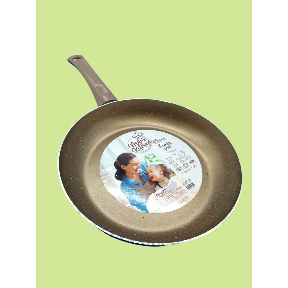 иган Gold Granit 26см – незалепващо покритие, лек и удобен 