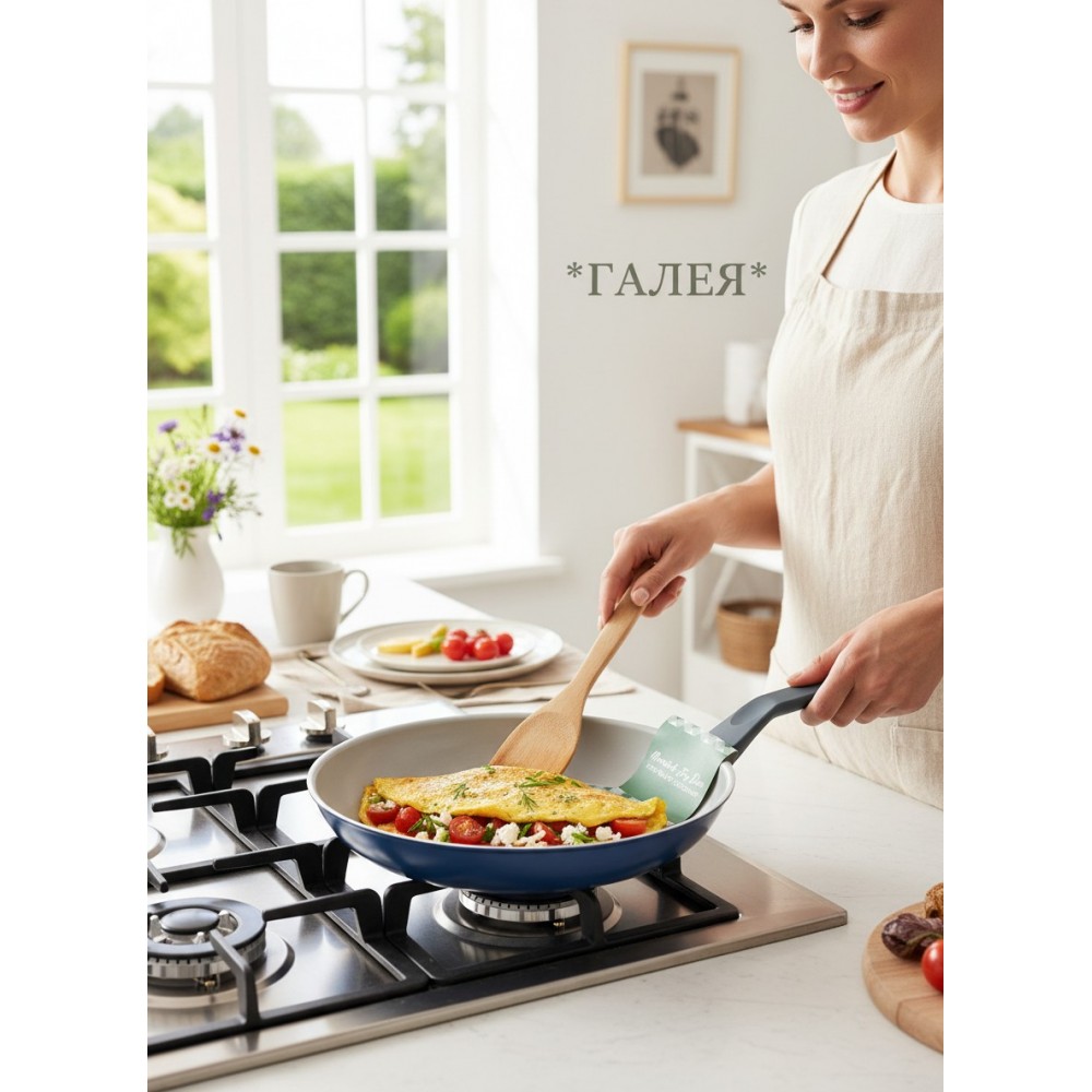 Тиган Ceramic Gray Ф26 см – незалепващо покритие, дълбок модел 