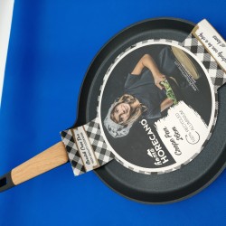Tиган за палачинки Black Wood Ф26 см – незалепващо покритие, дървесен ефект