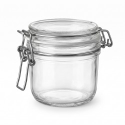 Стъклен буркан с клипс, 350 ml Бурканчета