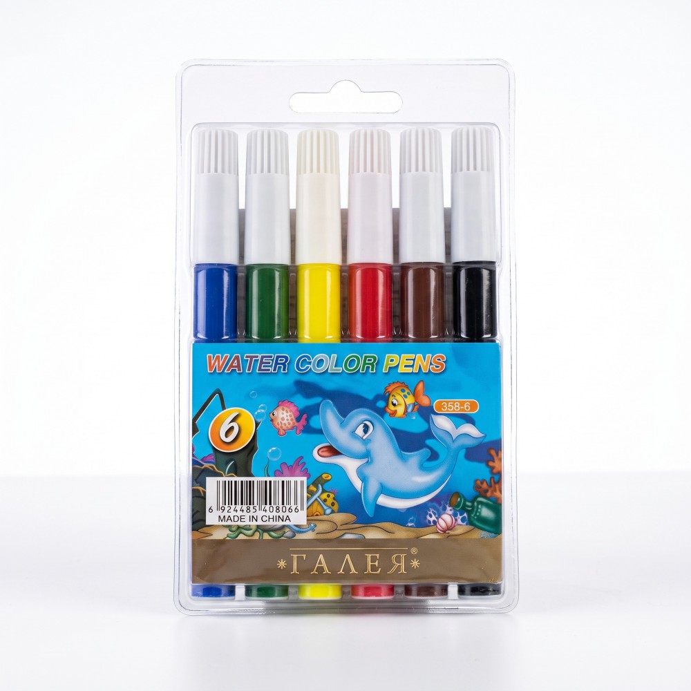 Комплект дебели детски фломастери Water Color Pens 
