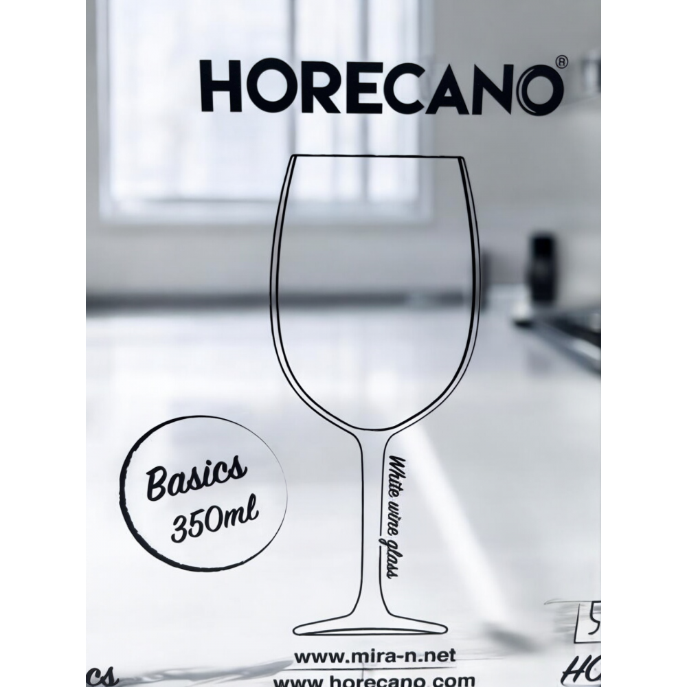 Чаши  BASIC бяло вино 350мл 
