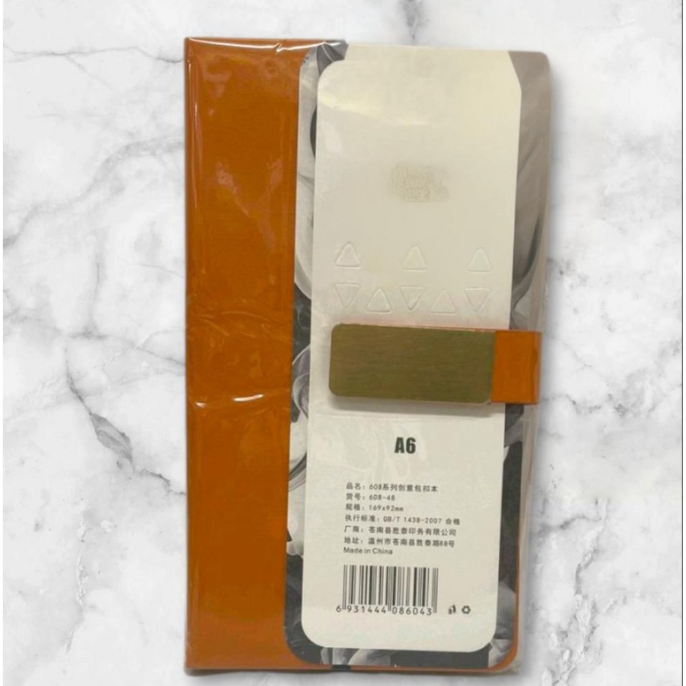 Тефтер А6 малък с мет. 