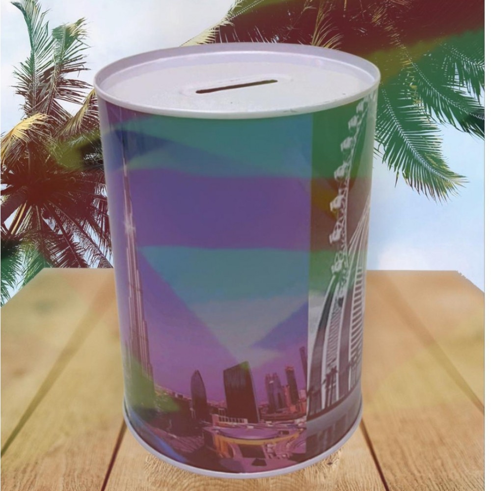 Касичка метална City 