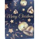Торбичка подаръчна Merry Cristmas 18/23см 