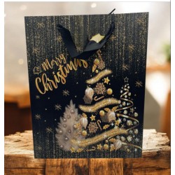 Торбичка подаръчна Merry Cristmas 26/32см Торбичка подаръчна Merry Cristmas 26/32см