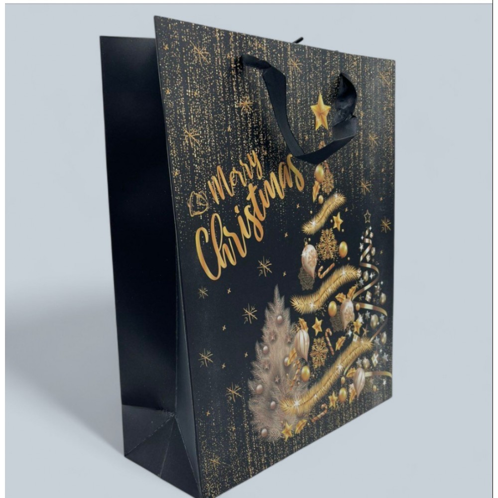 Торбичка подаръчна Merry Cristmas 26/32см 