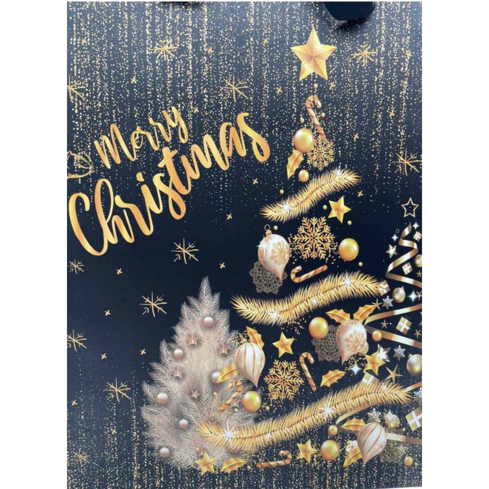 Торбичка подаръчна Merry Cristmas 26/32см 