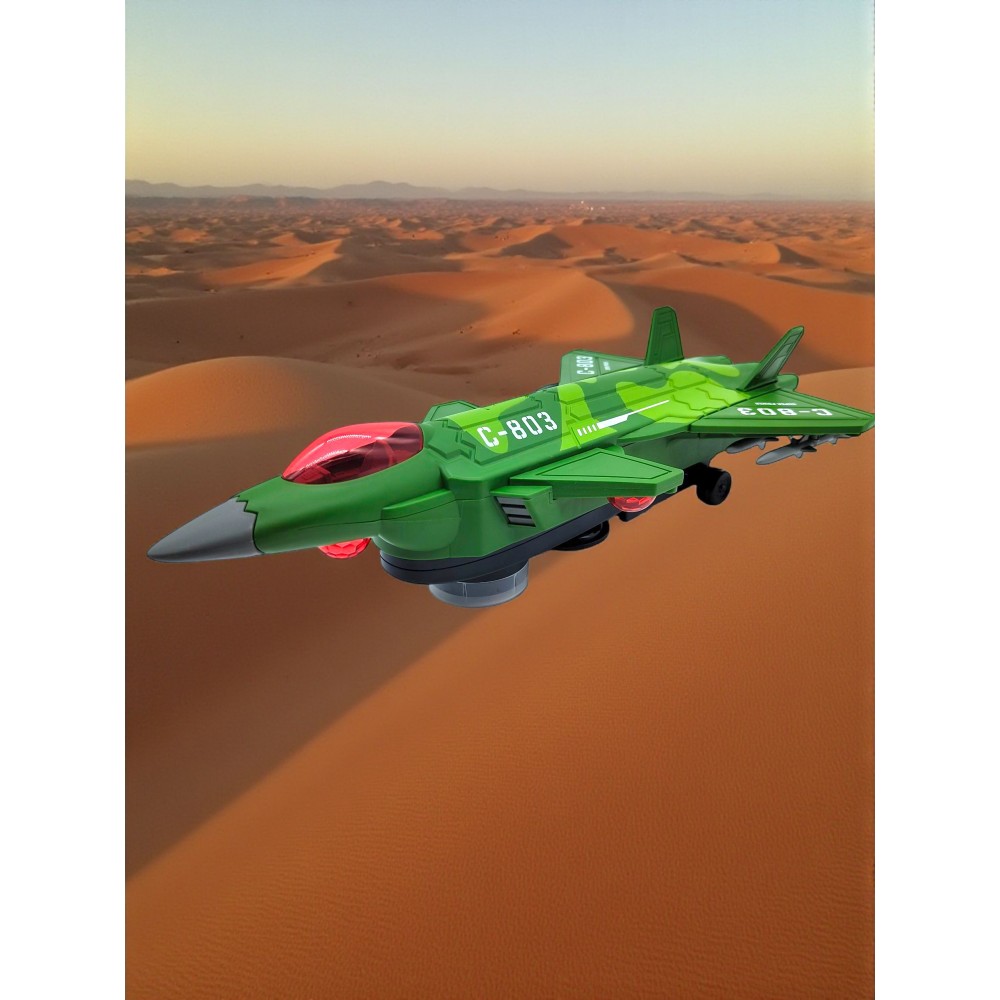 Самолет-изтребител военен с батерии 