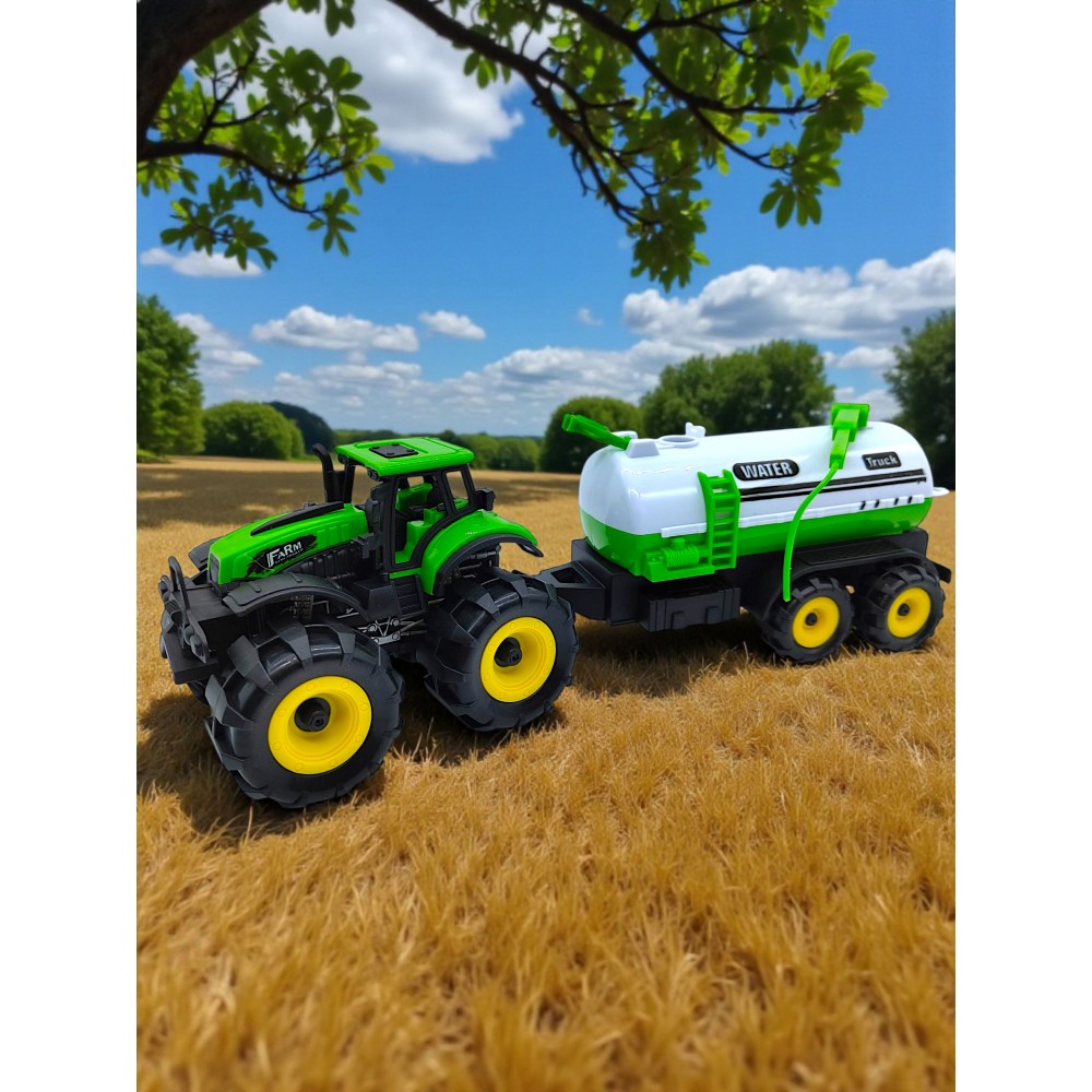 Трактор с цистерна със светлини и звуци 